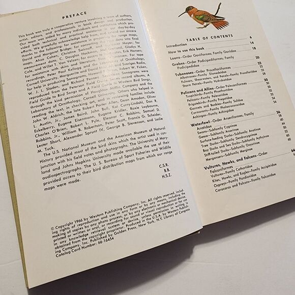 Vintage 1966 Birds of North America Book Hardback - Picture 8 of 8